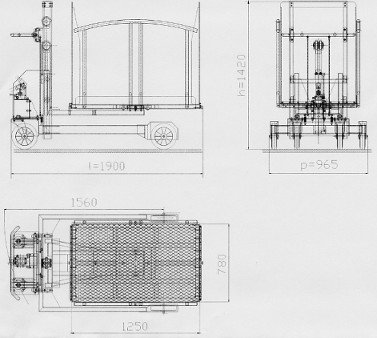 Disegno tecnico carrello